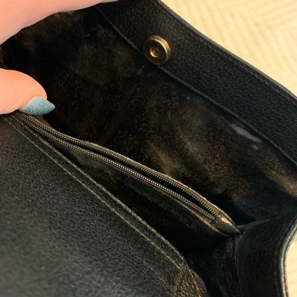 SOLD Gucci Vintage Princess Diana Bag Bamboo Handle Tote Black Leather - Picture 10 of 17